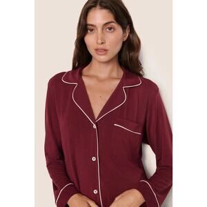 Eberjey Gisele TENCEL Modal Long PJ Top red size M